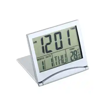 LCD-Zaslon Koledar Budilka Desk Digitalni Termometer Kritje Prilagodljiv Desk Tabela Ura