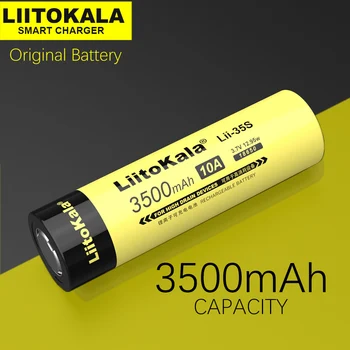 10PCS LiitoKala Lii-35S 18650 3,7 V 3500mAh polnilna litijeva baterija za LED svetilka