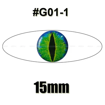 15 mm 3D #G01-1 / Trgovina 150 Mehko Oblikovani 3D Holografski Ribe Oči, Letenje Vezava, Šablona, Privabiti Kar