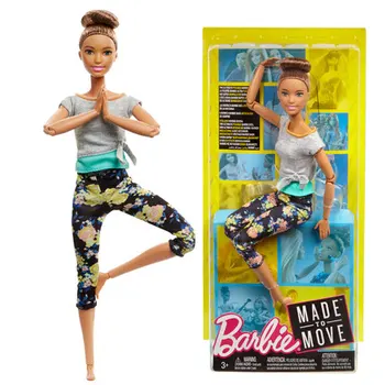 Joga Barbie Lutka v Originalni Spojen Lutke Igrače Dekleta Otroška Igrača, Lutka Barbie Oblačila za Punčko Oprema Igrače za Dekleta Darilo