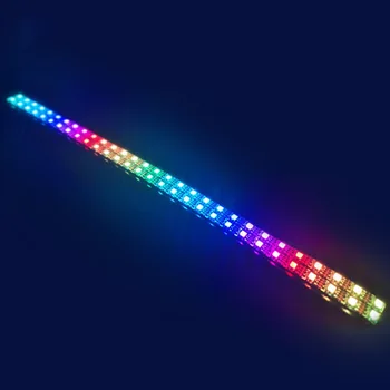 Mavrica Luči RGB Nastavljiv Barvni Hladilni Ventilator 120mm LED PC Računalnik Tiho Primeru Fan Krmilnik QJY99