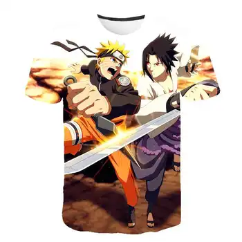 Poletje 2020 kratka sleeved Naruto 3D tiskanih anime zasnovan T-shirt modna novost slog kul moške in ženske T-shirt Anime S-6XL