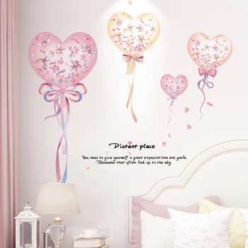 [shijuekongjian] Baloni Stenske Nalepke DIY Risanka Cvetnih listov Stenske Nalepke za Otroke Sobe, Otroška Soba Vrtec Hiša Dekoracijo