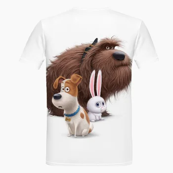 ETST WENDY Otroci T-shirt za Boy 2020 Živali Tiskanja Risanka Fantje T Shirt za Dekleta Vrhovi Lep Otroci tshirt Oblačila, 4-14T