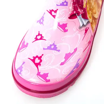 2019 Nove Disney Roza Dekle Dež čevlji Tri Princess Vode čevlji Otrok, Štirje letni časi Starševstvo čevlji Dež škornji velikosti 23-38