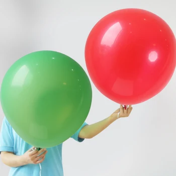 NASTASIA Slabše nemoteno krog balon 24-palčni 10pcs/veliko se zgosti s pisanimi latex float balon svate, dekoracijo