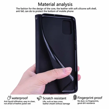 Luksuzni Retro Telefon Coque na POCO M3 Usnja Flip Pokrov za Xiaomi POCO M3 M2010J19CG M2010J19CT Denarnice Primeru Za Poco M3 M 3 Etui