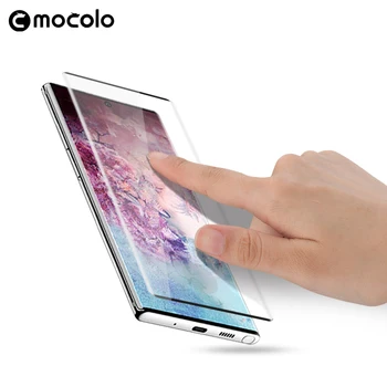 Za Samsung Note 10 20 Screen Protector Mocolo Opomba 10 Plus Prstnih Ukrivljen Rob 3D Kaljeno Steklo za Samsung Note 20 Ultra