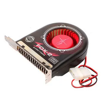Najnovejši PCI Fan FOX-1/2 Ohišje Turbo Fan Grafične Kartice Pomožni Hladilni PC (12 CM PCI Opno) Ohišje Odvodni Ventilatorji za Hlajenje