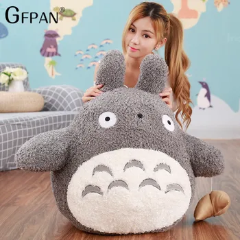 GFPAN Velika Velikost Smešno Totoro Plišastih Igrač Slavni Cartoon Totoro Mehki Pliš Plišaste Živali Blazine Lutka Ustvarjalno Darilo Za Otroke