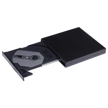 Zunanji DVD Optični Pogon, USB 2.0 CD/DVD-ROM, CD-RW, Predvajalnik CD-Jev Slim Prenosni Bralnik Diktafon Portatil za Prenosni računalnik iMac