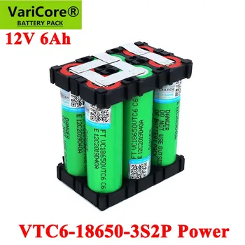 VariCore 11.1 V/12,6 V 18650 VTC6 3S2P 6000mAh 20A Za 12V brezžični Izvijač baterije DIY vara električna orodja baterije