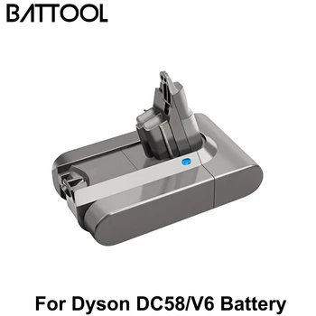 Battool za 21,6 V 6.0 Ah Za Dyson DC58 V6 Li-ion Baterija, Zamenjava V6 DC61 DC62 DC72 DC58 DC59 sesalnik 965874-02 Baterije