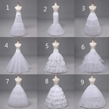 Novo Petticoat Underskirt Obleko Underdress Hoop Krilo Obroči Poročno Obleko Bele