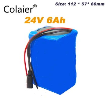 Colaier 24V 6Ah 6S3P Baterije 25.2 V 18650 Baterijo 6000mAh Akumulatorska Baterija Za GPS Navigator/Golf Avto/Električno Kolo