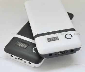 Univerzalni 5V 9V 12V 19v 21v 6 x 18650 Dvojno USB Prenosni Zunanji Power Bank Baterijo, Polnilnik Polje Primeru Za iPhone Za Samsung