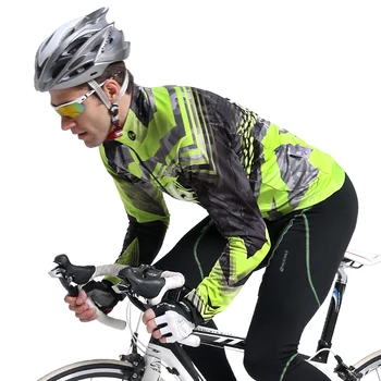 NUCKILY 2020 Zimsko Jahanje Toplo Runo Notranje retro Kolesarjenje Jersey moški MTB Kolo Jersey Suknjič roupa Ciclismo
