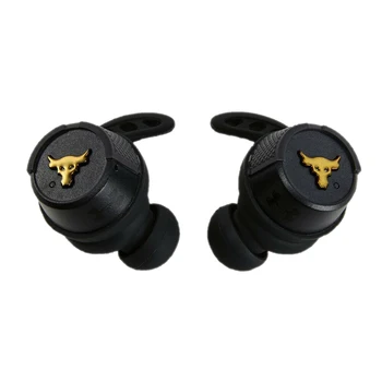 Original JBL UA Flash Projekt Rock Res Brezžične Slušalke za V Uho Bluetooth Šport Čepkov Nepremočljiva S Polnjenjem Primeru in Mic