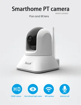 EasyN 2MP/3MP 1080P Brezžična Interkom PTZ IP Dome Kamera Home Security Baby Monitor