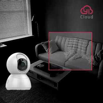 1080P Speed Dome Kamera Brezžična Notranja Smart Security IP Kamera z Zaznavanje Gibanja, Nočno gledanje Two-Way Audio na YI veliko APP