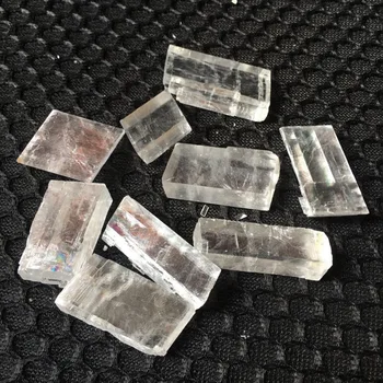 50 g Fizične majhnosti kvadratnih apnenčastega kamenja Islandija spar Quartz Crystal Rock Energije, Mineralnih Vzorec Zdravljenja