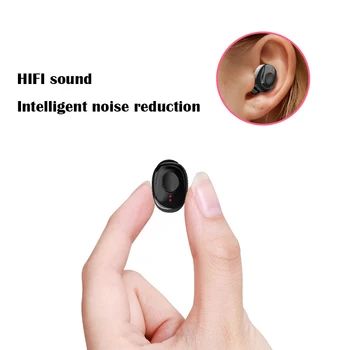 X18 Mini Bluetooth 5.0 Brezžične Slušalke Slušalka Stereo HI-fi Zvok Športne Slušalke za Prostoročno uporabo Slušalke z Mikrofonom Za Samsung Huawei
