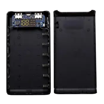 (Brez Baterije)Dvojni USB Izhod 6x 18650 Baterije DIY Moči Banke Polje Imetnik Ohišje Za Mobilni Telefon, Tablični RAČUNALNIK