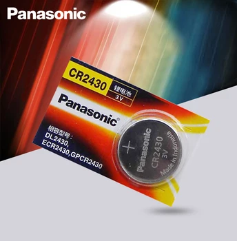 3pcs Original Panasonic CR2430 CR 2430 3V Litijeva Gumb Celično Baterijo Kovanec Baterije Za ročne Ure,stenske ure,slušni pripomočki
