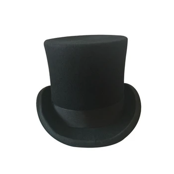 Volna klobučevine fedoras predsednik klobuki konjeniški skp čarobno skp moški cilinder kape žensk Brezplačna Dostava