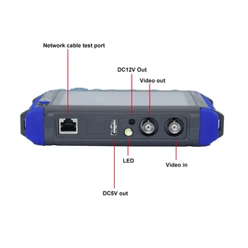 CCTV Tester 5MP 1080P Kamera Tester Analogni Video Varnostne Kamere HD CCTV izpraševalec Mini Zaslon tester CFTV kamera spremlja tester