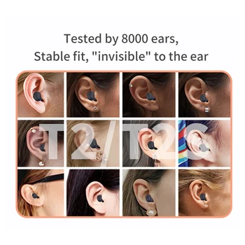 TWS Bluetooth T2S Bluetooth 5.0 Slušalke Polnjenje Box Brezžične Slušalke HiFi Stereo Nepremočljiva V uho Čepkov HD Klic z mic