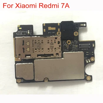 Original Globalni Prodor na Mainboard Za Xiaomi Redmi 7A 2 GB RAM, 32 GB ROM Motherboard Vezja, Kartice Pristojbina Flex Kabel Glavni Odbor Telefon