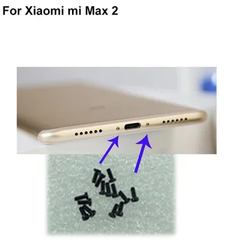 4PCS Za Xiaomi Mi Max 2 Buttom Dock Vijaki Stanovanj Vijak nohtov prečenje Za Xiaomi Mi Max 2 Max2 Mobilnih Telefonov