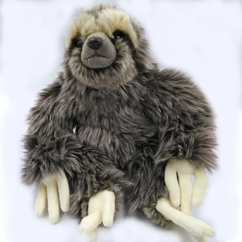 25 CM Kawaii Leži Three-toed Lenivec Plišastih Igrač Mehko Simulacije Živali Igrače Sloths Plišastih Lutke Božična Darila