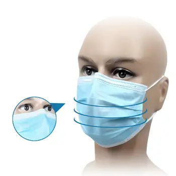 Anti Plin Prah Usta Maske 3 Plast Vložek Filtra Masko Anti-kapljico Mascarillas De Proteccion Razpoložljivi Usta Držalo Masko