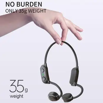 AS10 Kostne Prevodnosti Bluetooth Slušalke 230mA BLE5.0 Brezžični Uho, montirani na Vratu Visi IP56 Nepremočljiva Športne Slušalke Slušalke