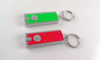 Debelo 500pcs Mini Keychain Žep Baklo Tetris LED Svetilka Luč Svetilke Mini-Baklo lahko Prilagodite vaš logotip