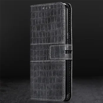 Retro Aligator Usnjena torbica Za Samsung Galaxy A50 A01 A30S A51 A71 A11 A21 A41 A81 A91 A30 A20 A10 Flip Krokodil Kože Primeru